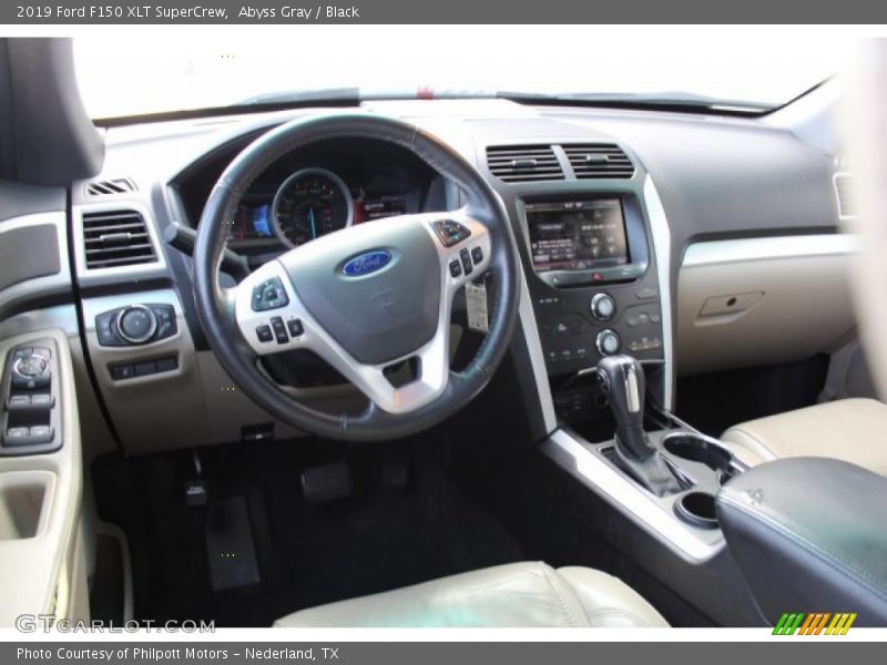 Abyss Gray / Black 2019 Ford F150 XLT SuperCrew