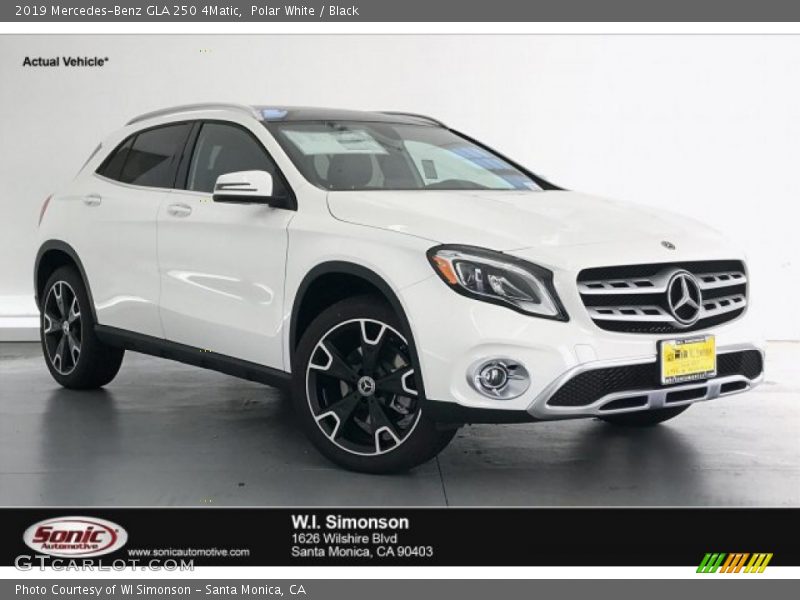 Polar White / Black 2019 Mercedes-Benz GLA 250 4Matic