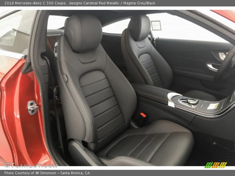 designo Cardinal Red Metallic / Magma Grey/Black 2019 Mercedes-Benz C 300 Coupe