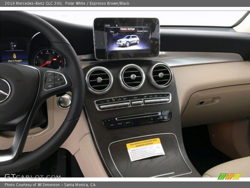 Polar White / Espresso Brown/Black 2019 Mercedes-Benz GLC 300