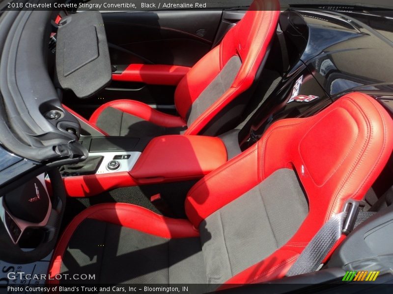Black / Adrenaline Red 2018 Chevrolet Corvette Stingray Convertible