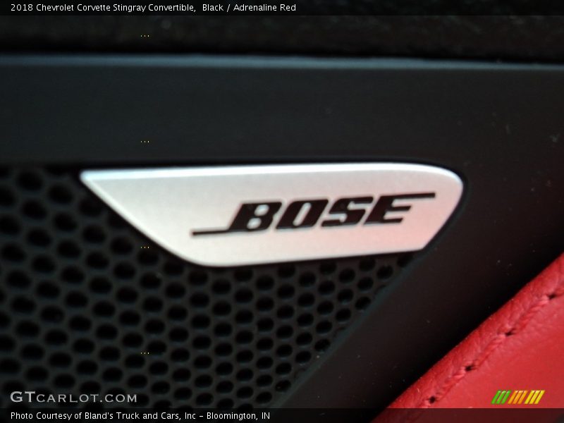 Black / Adrenaline Red 2018 Chevrolet Corvette Stingray Convertible