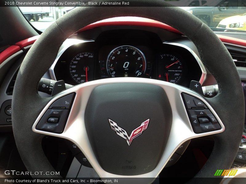 Black / Adrenaline Red 2018 Chevrolet Corvette Stingray Convertible