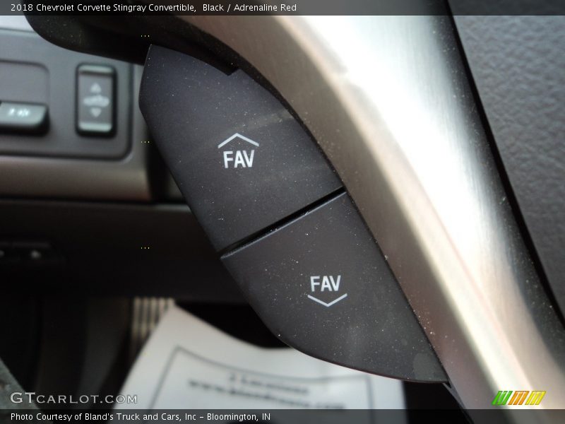 Black / Adrenaline Red 2018 Chevrolet Corvette Stingray Convertible