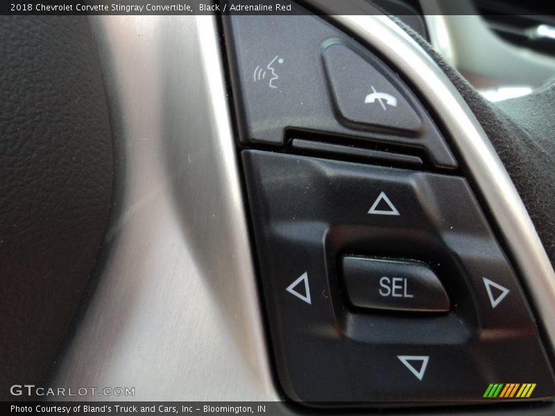 Black / Adrenaline Red 2018 Chevrolet Corvette Stingray Convertible