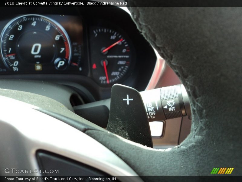 Black / Adrenaline Red 2018 Chevrolet Corvette Stingray Convertible