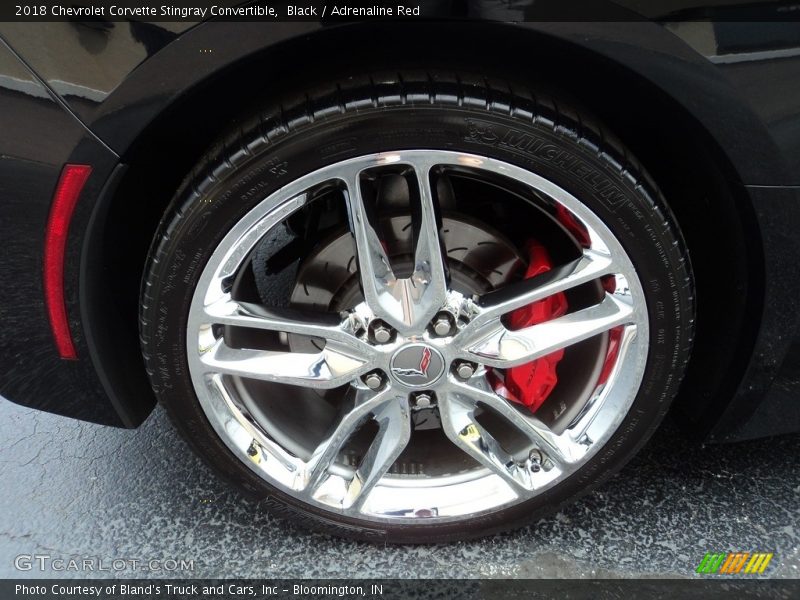 Black / Adrenaline Red 2018 Chevrolet Corvette Stingray Convertible