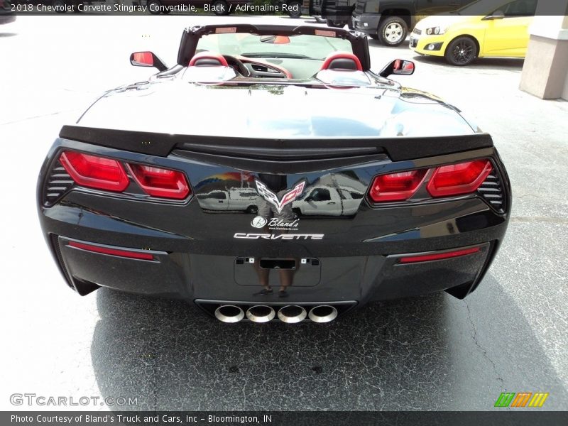 Black / Adrenaline Red 2018 Chevrolet Corvette Stingray Convertible