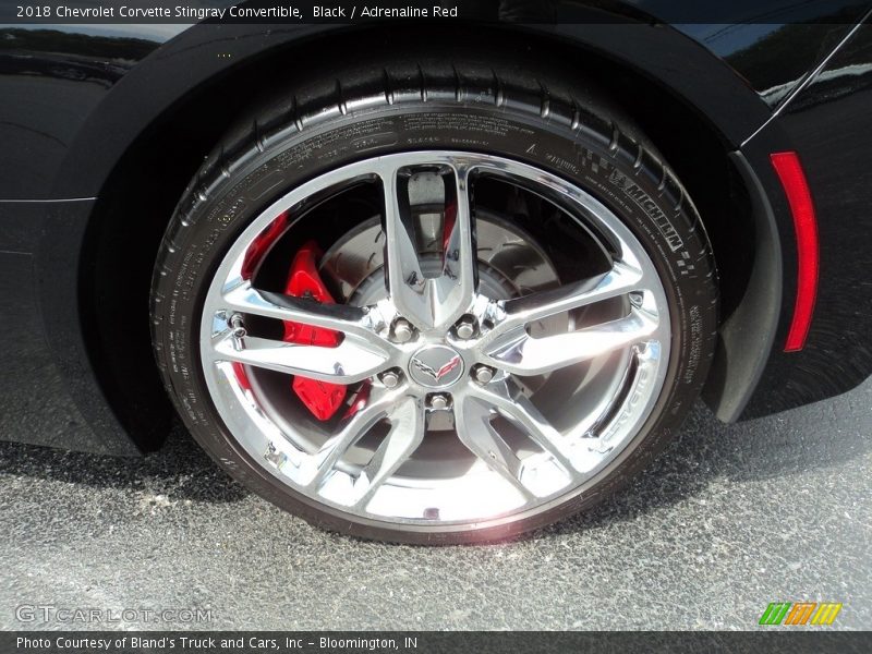 Black / Adrenaline Red 2018 Chevrolet Corvette Stingray Convertible