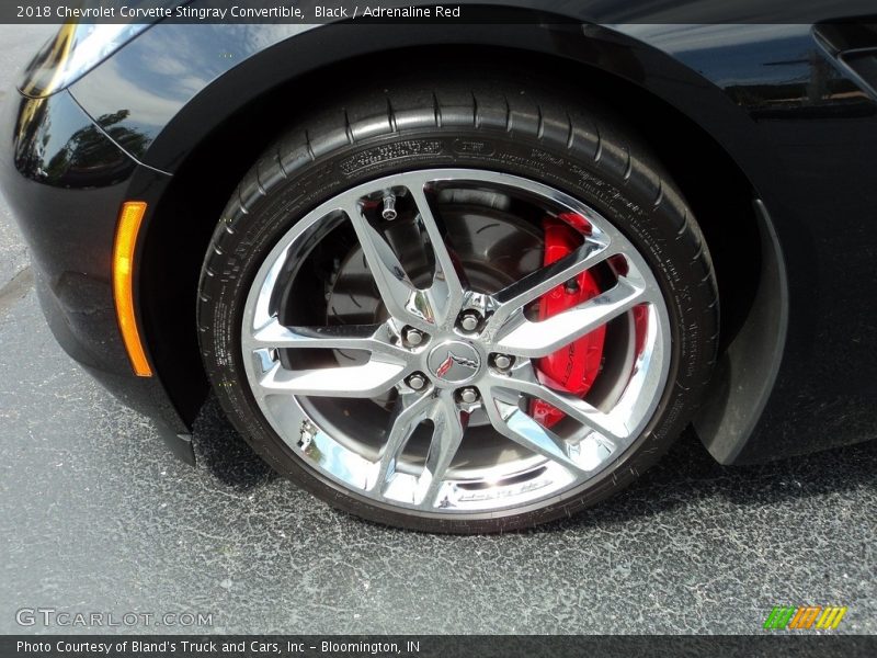 Black / Adrenaline Red 2018 Chevrolet Corvette Stingray Convertible