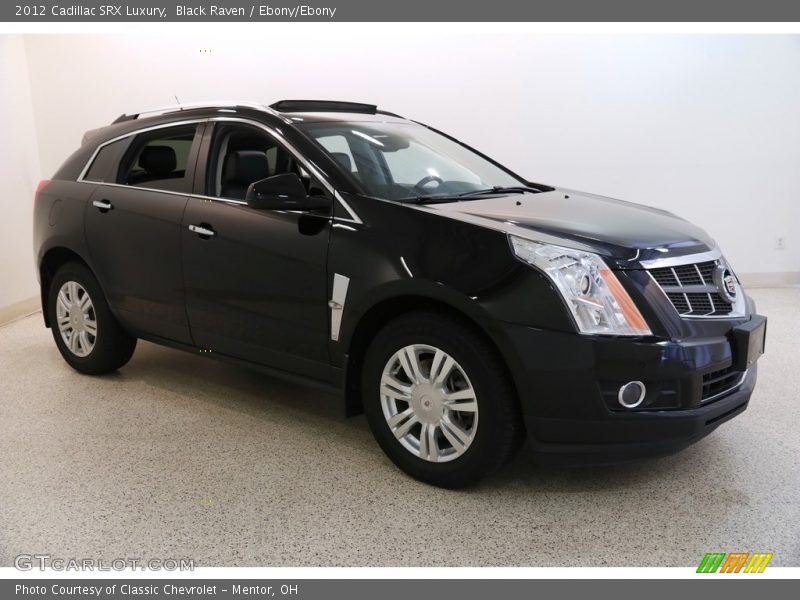 Black Raven / Ebony/Ebony 2012 Cadillac SRX Luxury