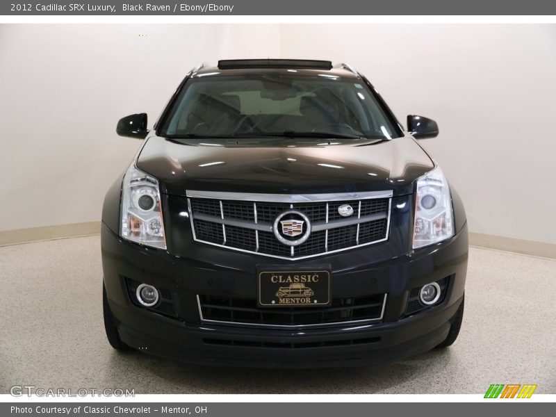 Black Raven / Ebony/Ebony 2012 Cadillac SRX Luxury