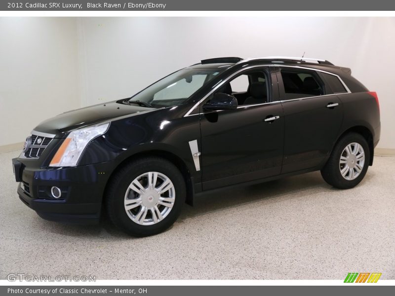 Black Raven / Ebony/Ebony 2012 Cadillac SRX Luxury