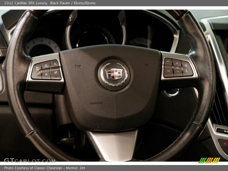 Black Raven / Ebony/Ebony 2012 Cadillac SRX Luxury