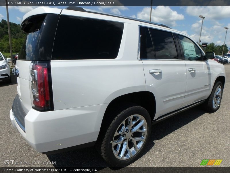 White Frost Tintcoat / Cocoa/Shale 2019 GMC Yukon Denali 4WD