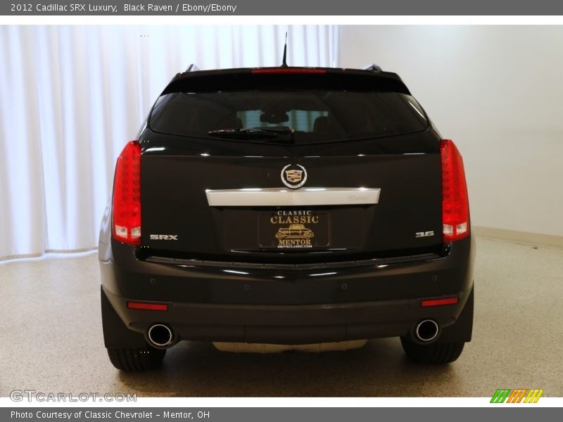 Black Raven / Ebony/Ebony 2012 Cadillac SRX Luxury