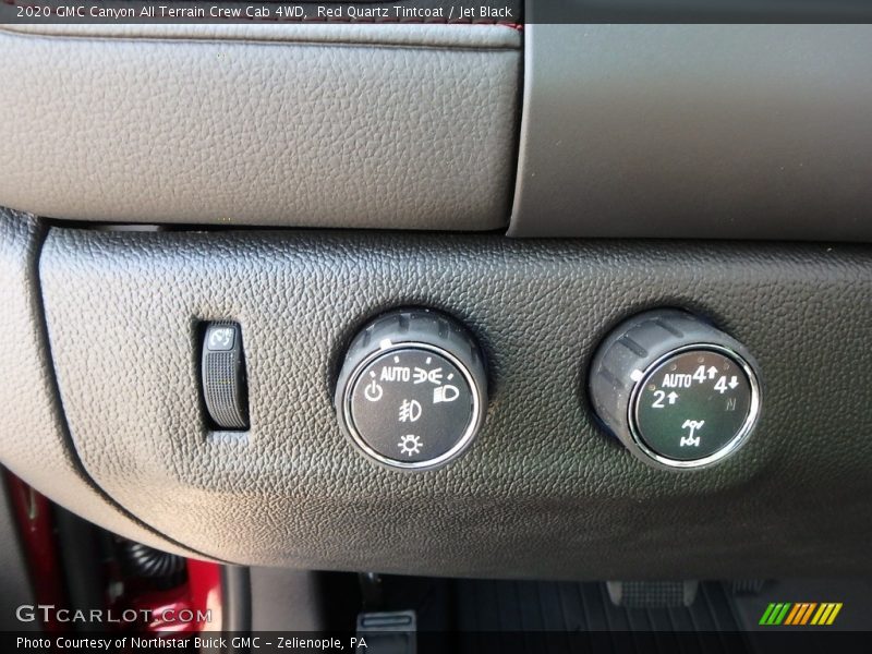 Controls of 2020 Canyon All Terrain Crew Cab 4WD