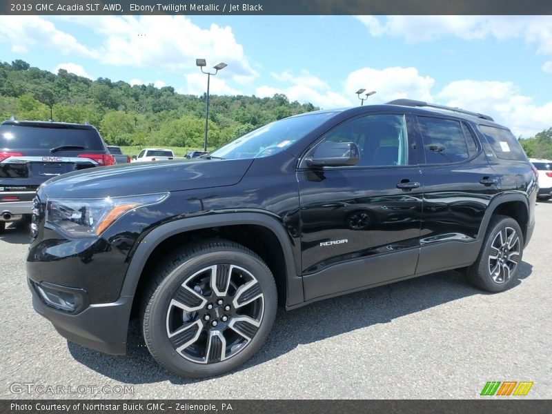 Ebony Twilight Metallic / Jet Black 2019 GMC Acadia SLT AWD