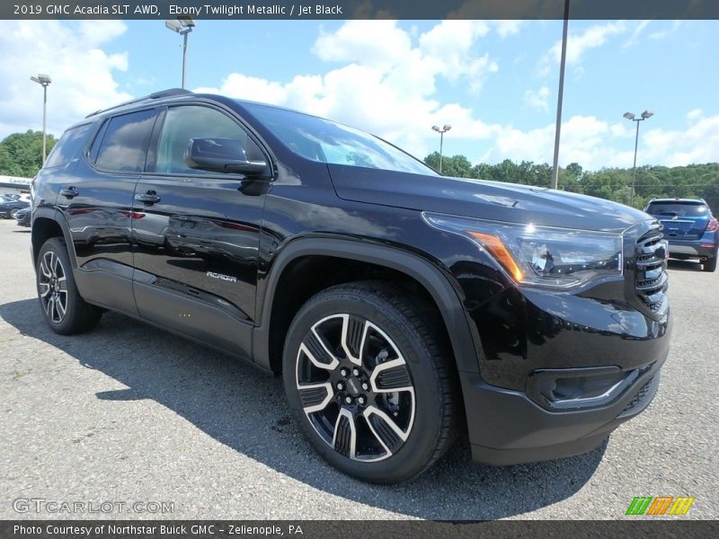 Ebony Twilight Metallic / Jet Black 2019 GMC Acadia SLT AWD