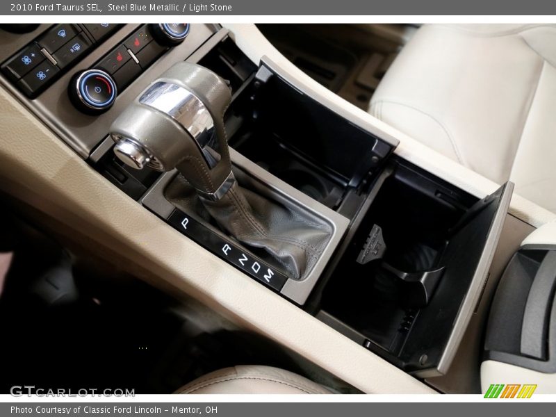 Steel Blue Metallic / Light Stone 2010 Ford Taurus SEL