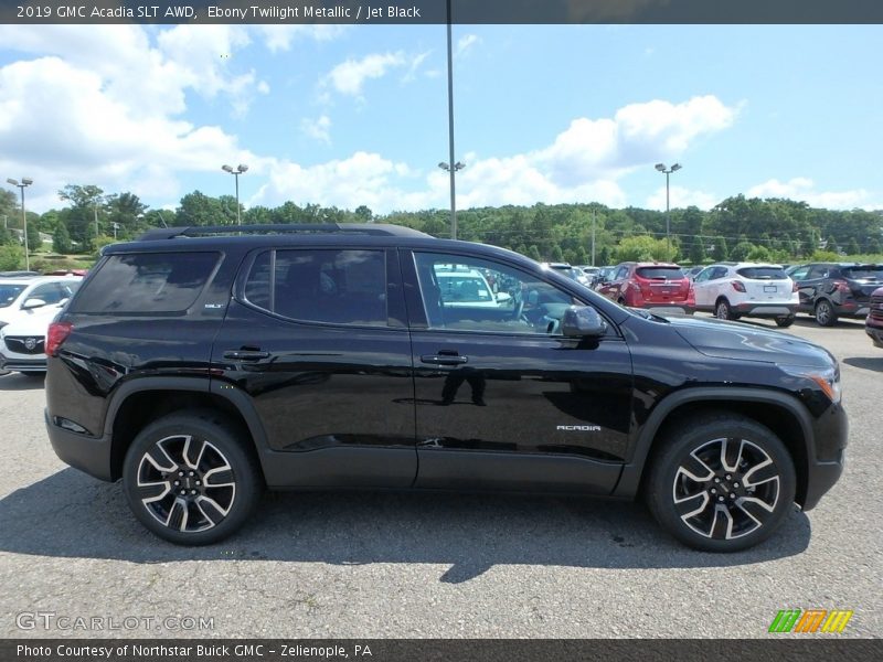 Ebony Twilight Metallic / Jet Black 2019 GMC Acadia SLT AWD
