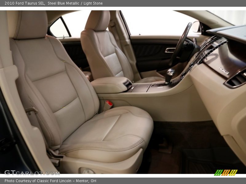 Steel Blue Metallic / Light Stone 2010 Ford Taurus SEL