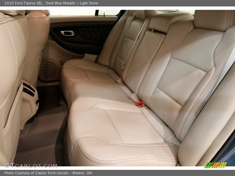 Steel Blue Metallic / Light Stone 2010 Ford Taurus SEL