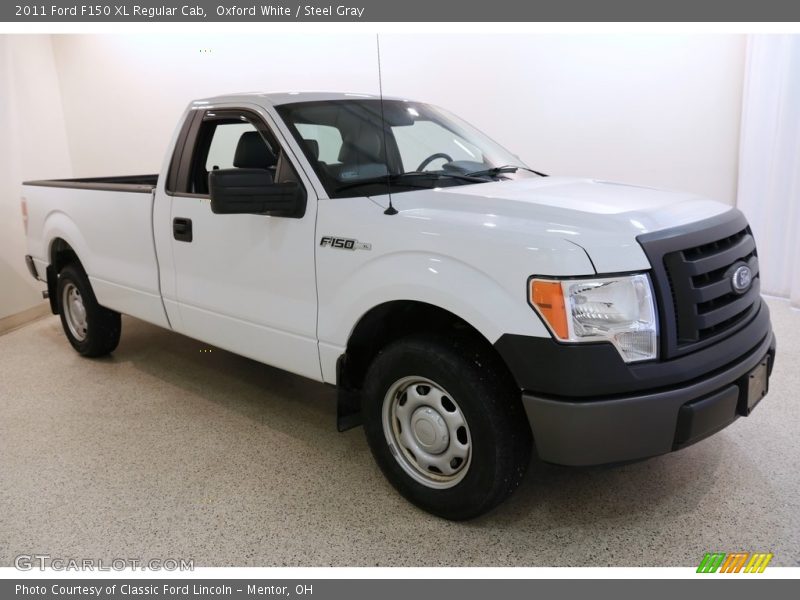 Oxford White / Steel Gray 2011 Ford F150 XL Regular Cab