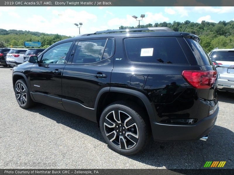 Ebony Twilight Metallic / Jet Black 2019 GMC Acadia SLT AWD