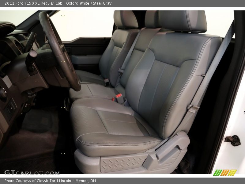 Oxford White / Steel Gray 2011 Ford F150 XL Regular Cab