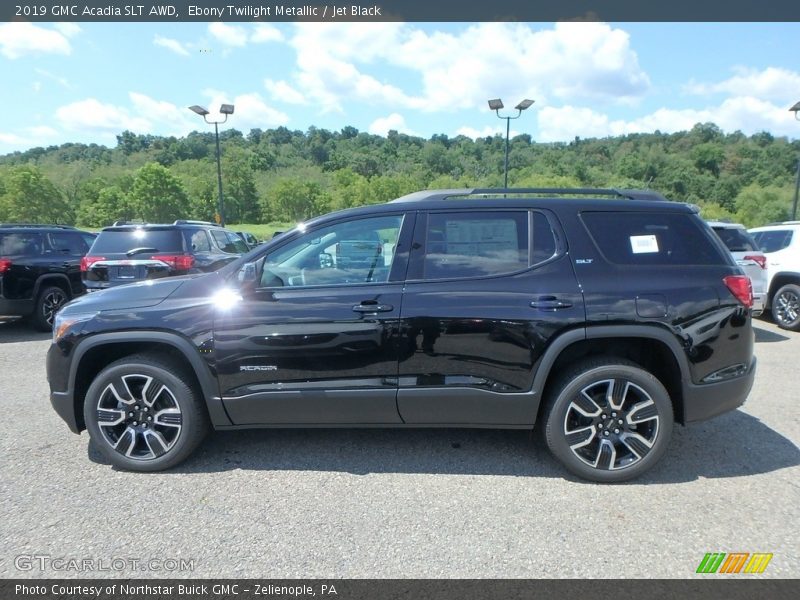 Ebony Twilight Metallic / Jet Black 2019 GMC Acadia SLT AWD