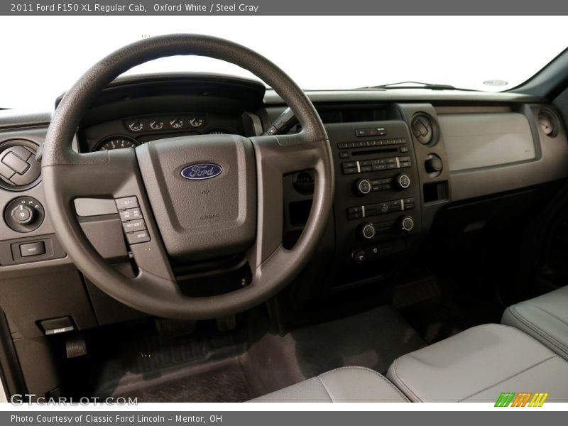 Oxford White / Steel Gray 2011 Ford F150 XL Regular Cab