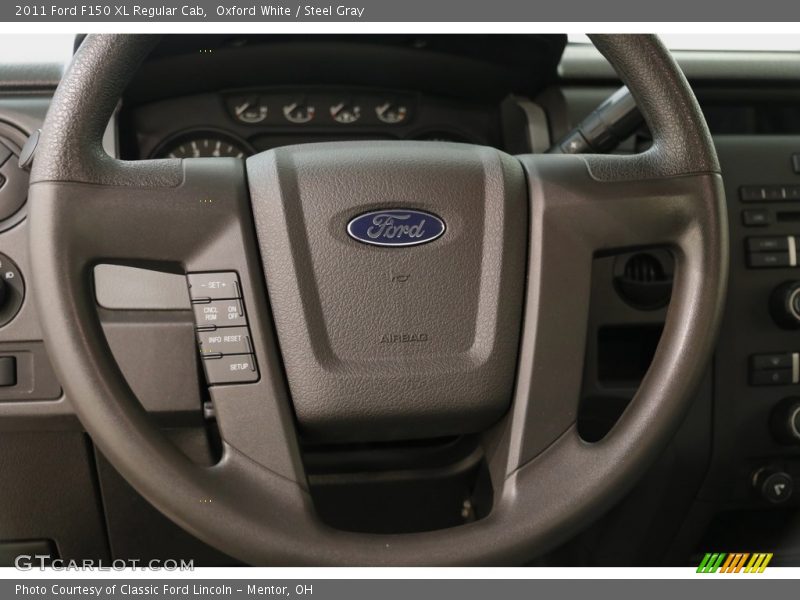 Oxford White / Steel Gray 2011 Ford F150 XL Regular Cab