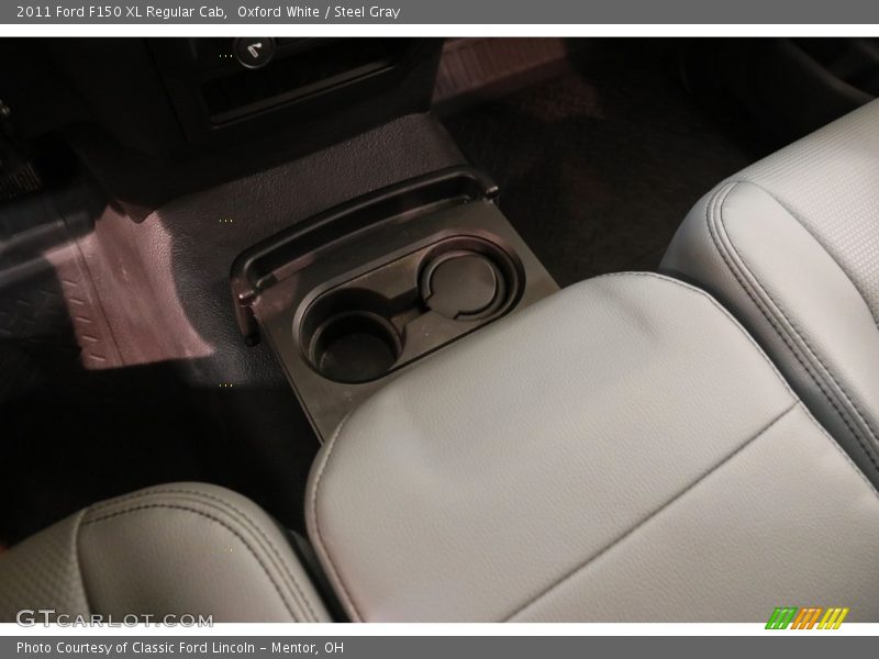 Oxford White / Steel Gray 2011 Ford F150 XL Regular Cab