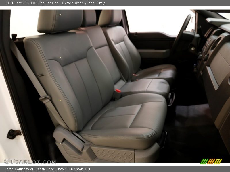 Oxford White / Steel Gray 2011 Ford F150 XL Regular Cab