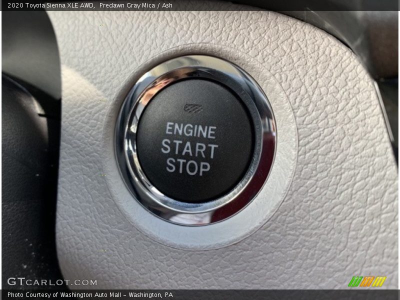 Predawn Gray Mica / Ash 2020 Toyota Sienna XLE AWD