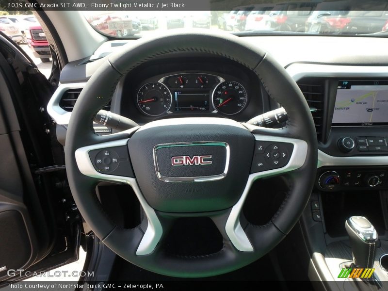 Ebony Twilight Metallic / Jet Black 2019 GMC Acadia SLT AWD