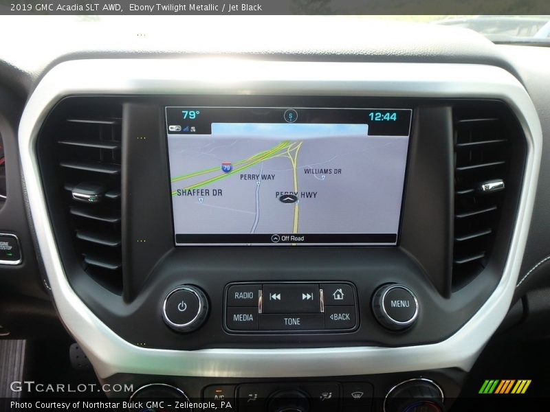 Ebony Twilight Metallic / Jet Black 2019 GMC Acadia SLT AWD
