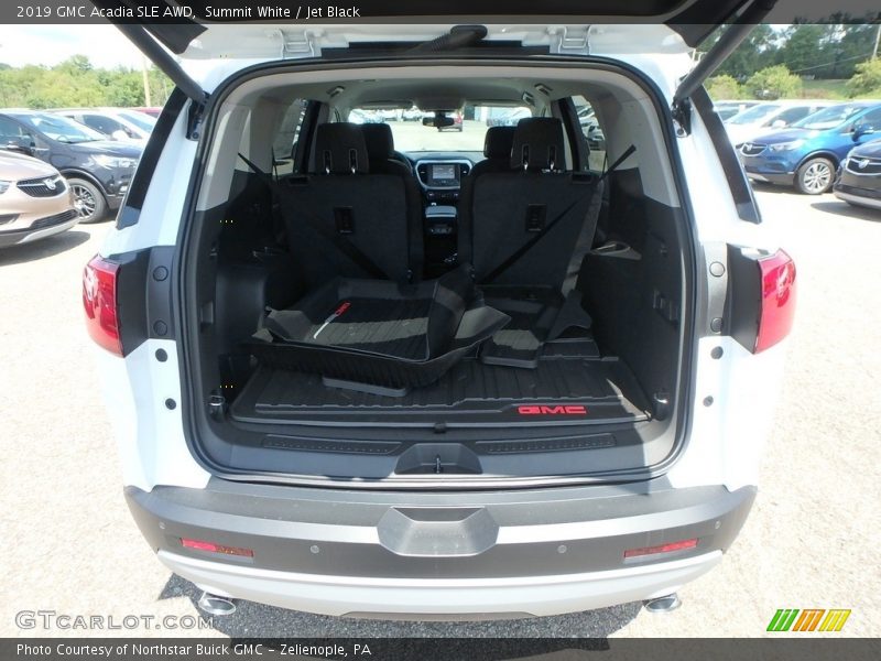 Summit White / Jet Black 2019 GMC Acadia SLE AWD