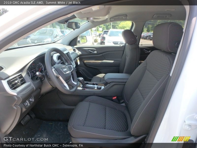 Summit White / Jet Black 2019 GMC Acadia SLE AWD