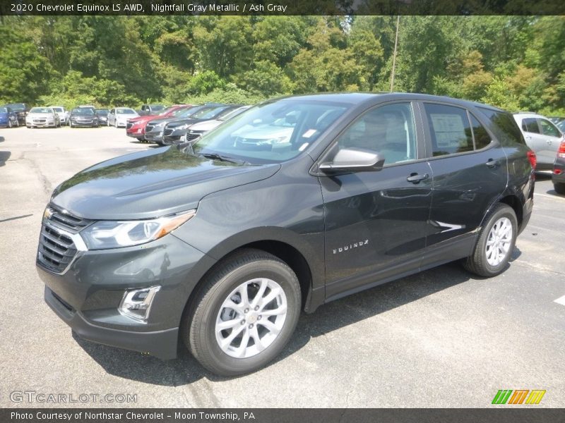 Nightfall Gray Metallic / Ash Gray 2020 Chevrolet Equinox LS AWD