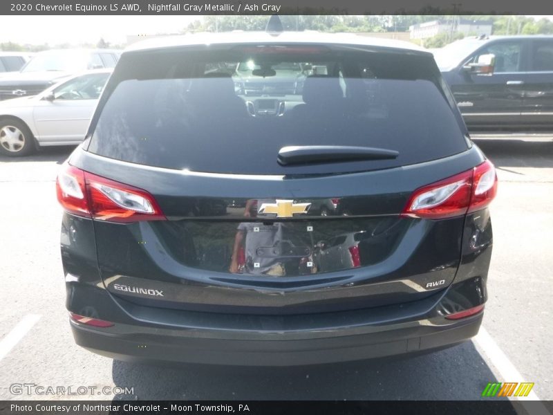 Nightfall Gray Metallic / Ash Gray 2020 Chevrolet Equinox LS AWD