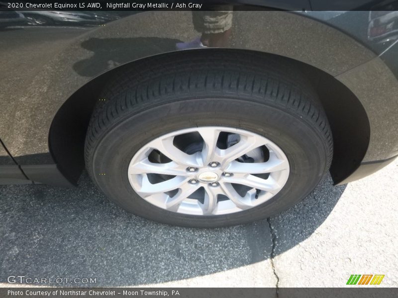 Nightfall Gray Metallic / Ash Gray 2020 Chevrolet Equinox LS AWD