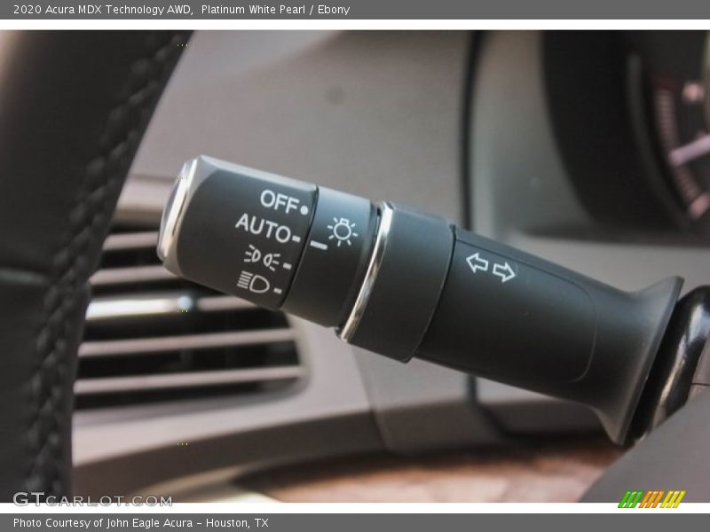 Platinum White Pearl / Ebony 2020 Acura MDX Technology AWD
