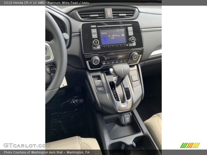 Platinum White Pearl / Ivory 2019 Honda CR-V LX AWD