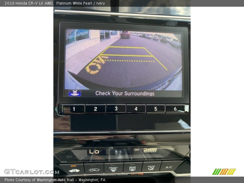 Platinum White Pearl / Ivory 2019 Honda CR-V LX AWD