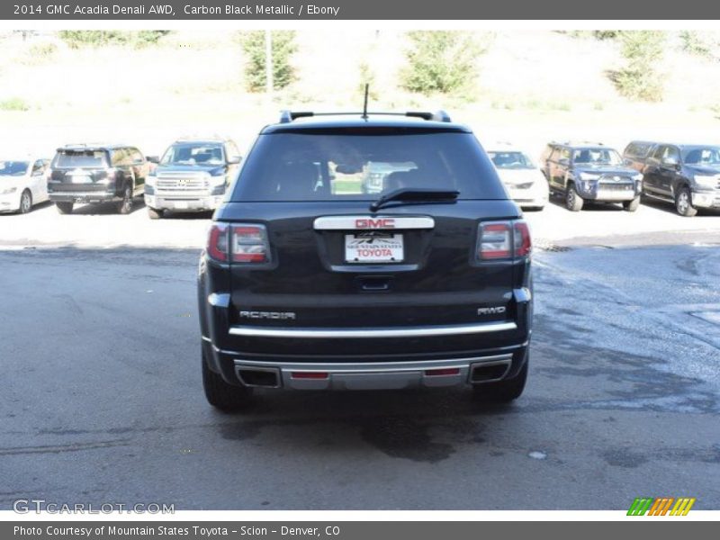 Carbon Black Metallic / Ebony 2014 GMC Acadia Denali AWD