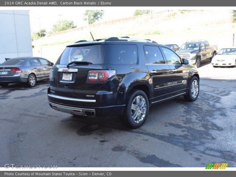 Carbon Black Metallic / Ebony 2014 GMC Acadia Denali AWD