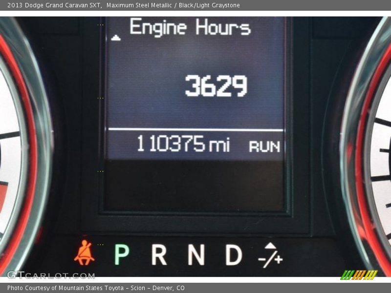 Maximum Steel Metallic / Black/Light Graystone 2013 Dodge Grand Caravan SXT