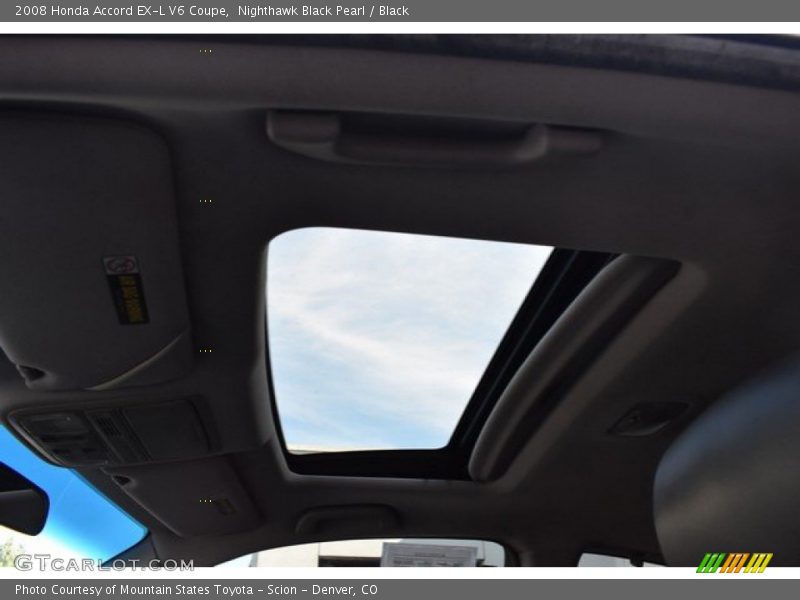 Nighthawk Black Pearl / Black 2008 Honda Accord EX-L V6 Coupe